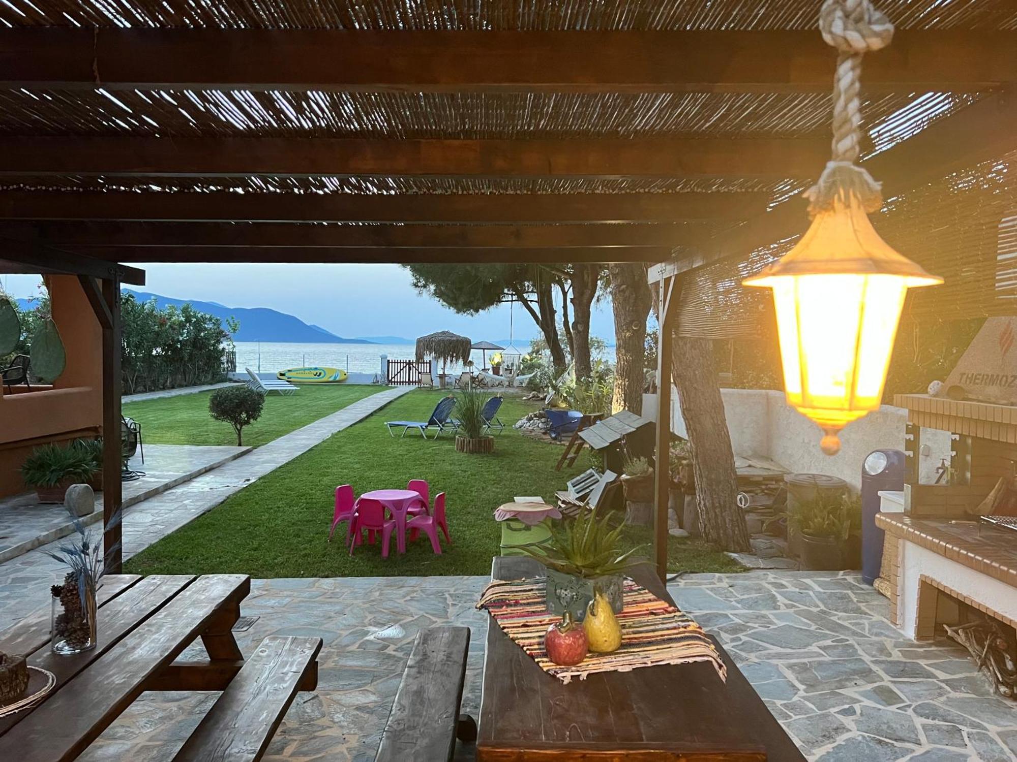 Pampas Seafront Villa, 6 Bedrooms, North Evvoia Kanatadhika Luaran gambar